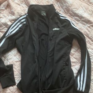 Adidas black jacket only worn twice size small
